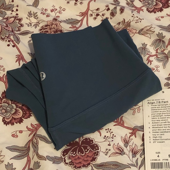 lululemon athletica Pants - NWT petrol blue align